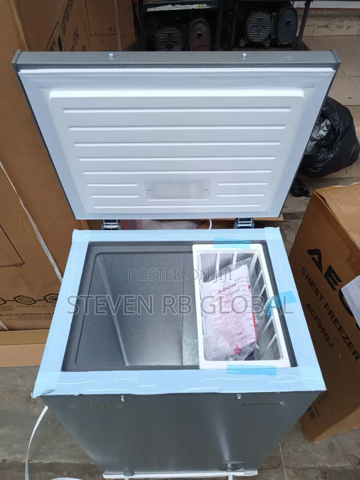 Aeon 90litres Chest Freezer (Acf90gj) - Dark Grey