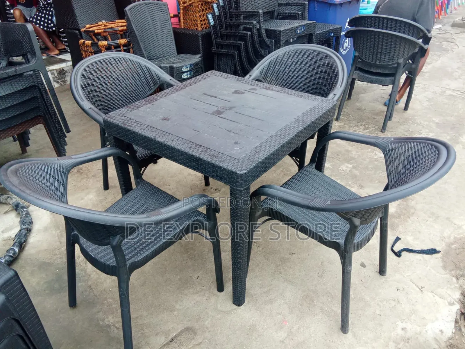 Pplastic Outdoor Set Available as Seen