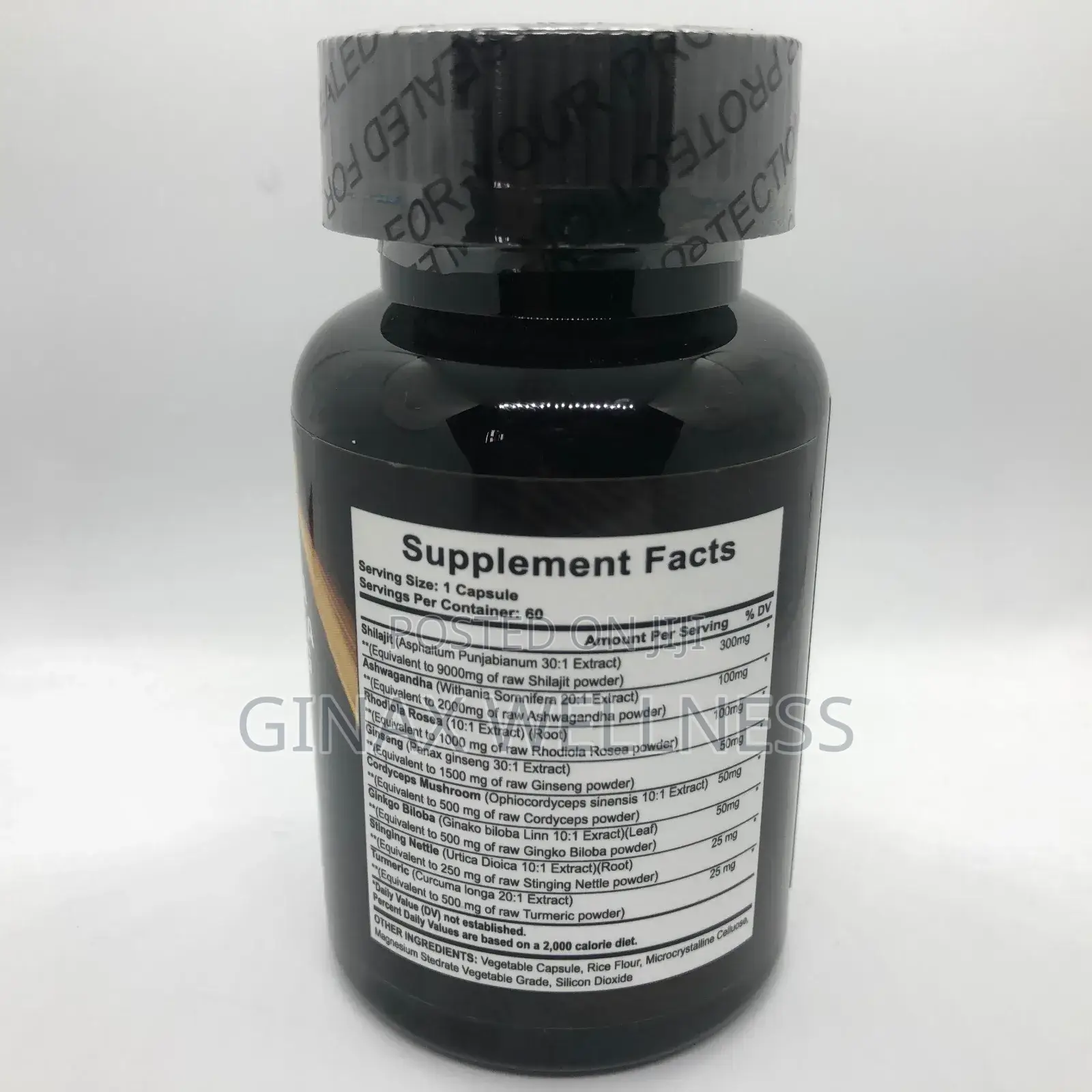 8-in-1 Shilajit Blend Capsules (60 Capsules, 15250mg)