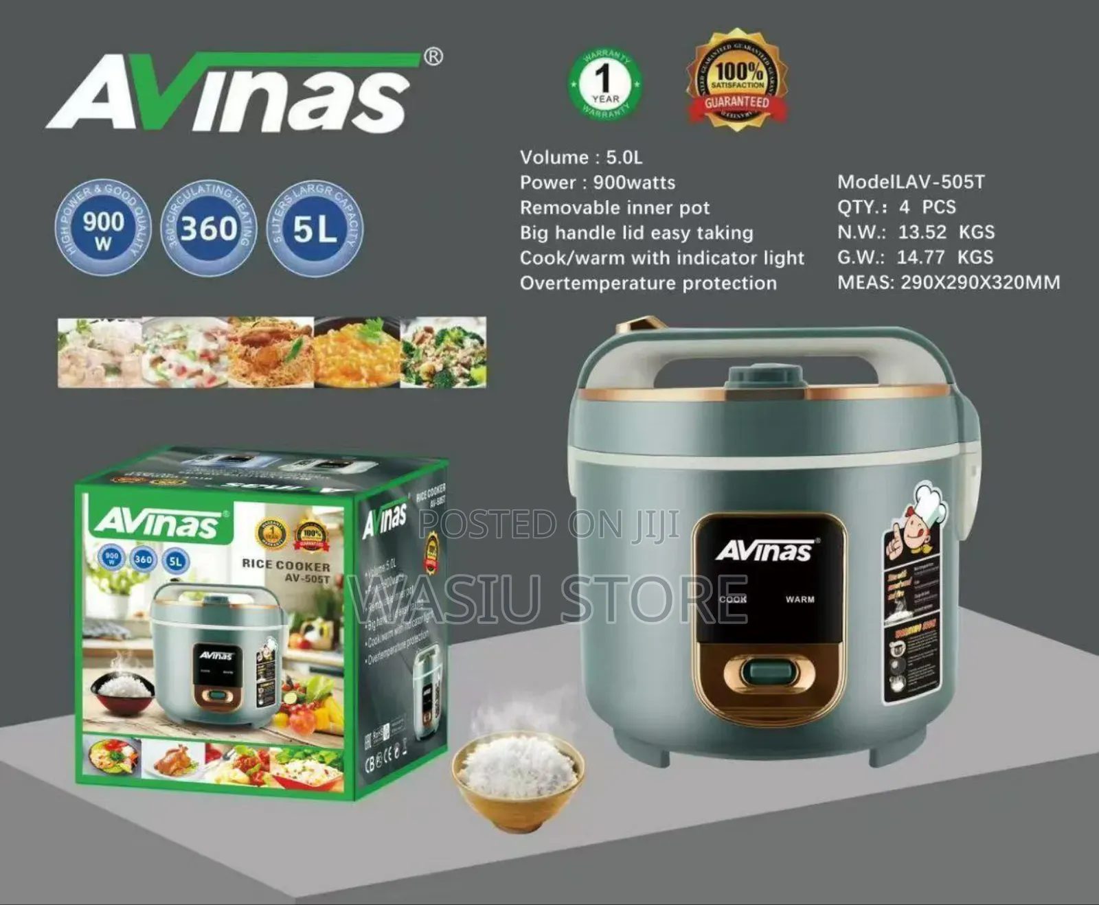 Avinas Rice Cooker Av-505t