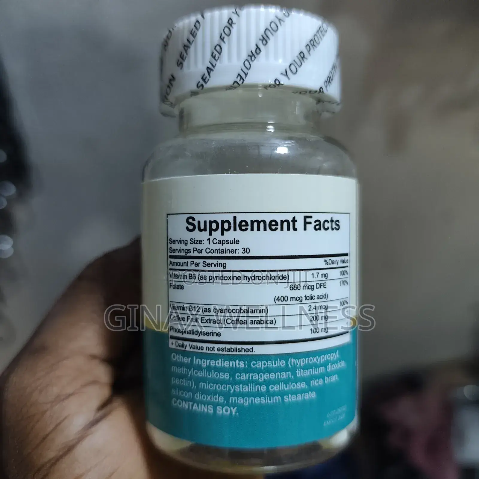 Brain Health Capsules With Folic Acid (30 Capsules)