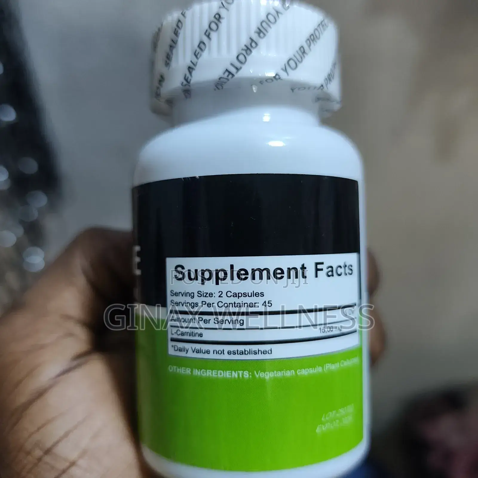 L-Carnitine Capsules for Energy Cardio (90 Capsules)