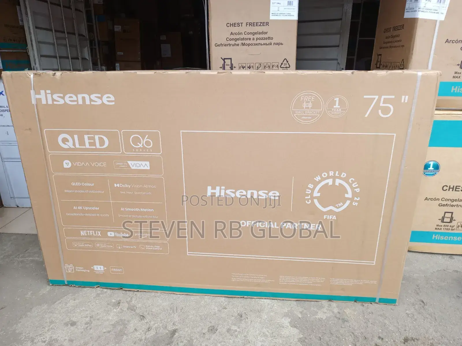Hisense 75 Inch Qled Smart Tv Q6q