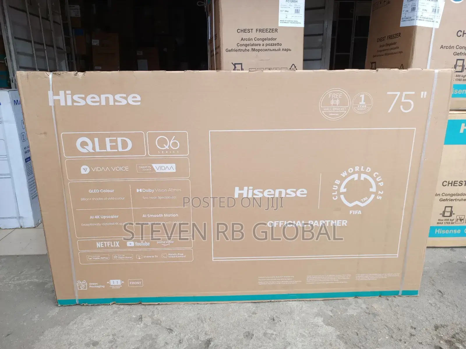Hisense 75 Inch Qled Smart Tv Q6q