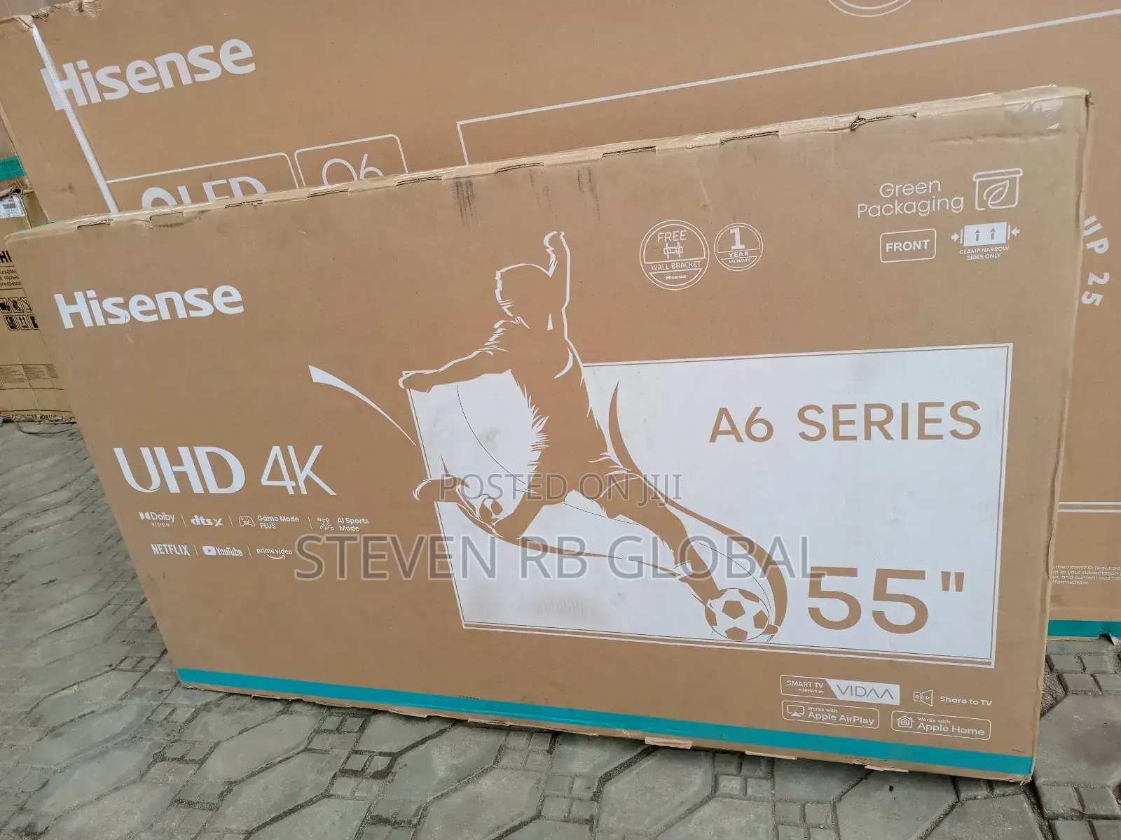 Hisense 55 Inches Uhd Smart Tv 55a6n