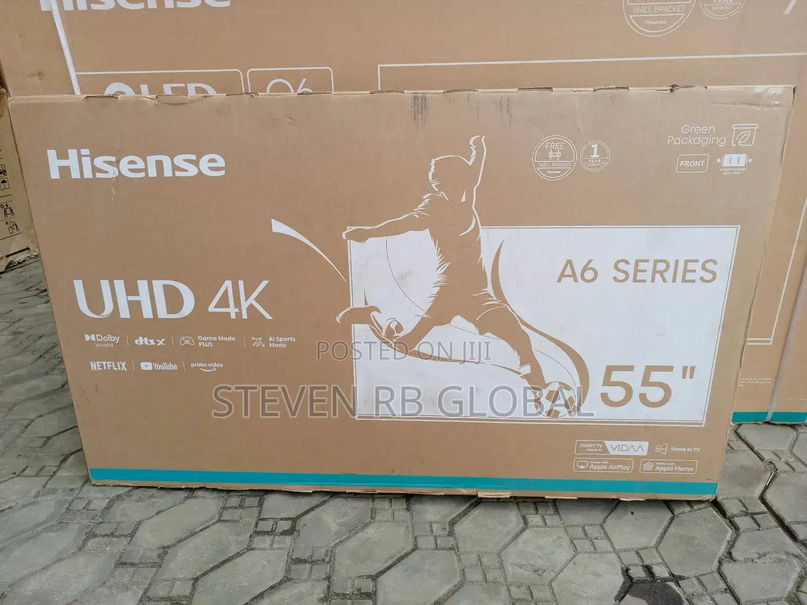 Hisense 55 Inches Uhd Smart Tv 55a6n