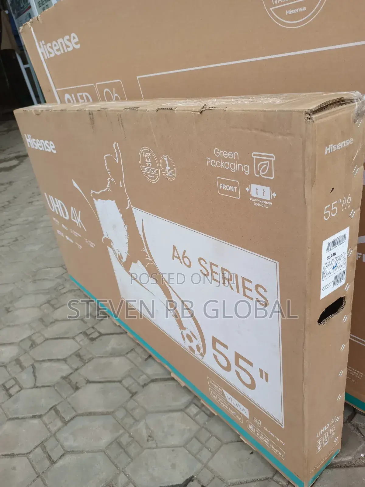 Hisense 55 Inches Uhd Smart Tv 55a6n