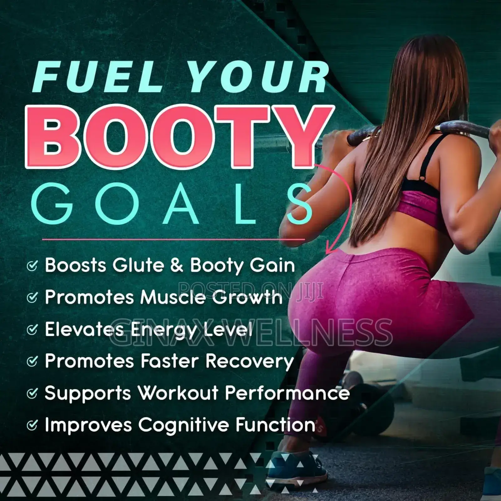 Creatine Monohydrate for Women for Butt Enhancement and Strength