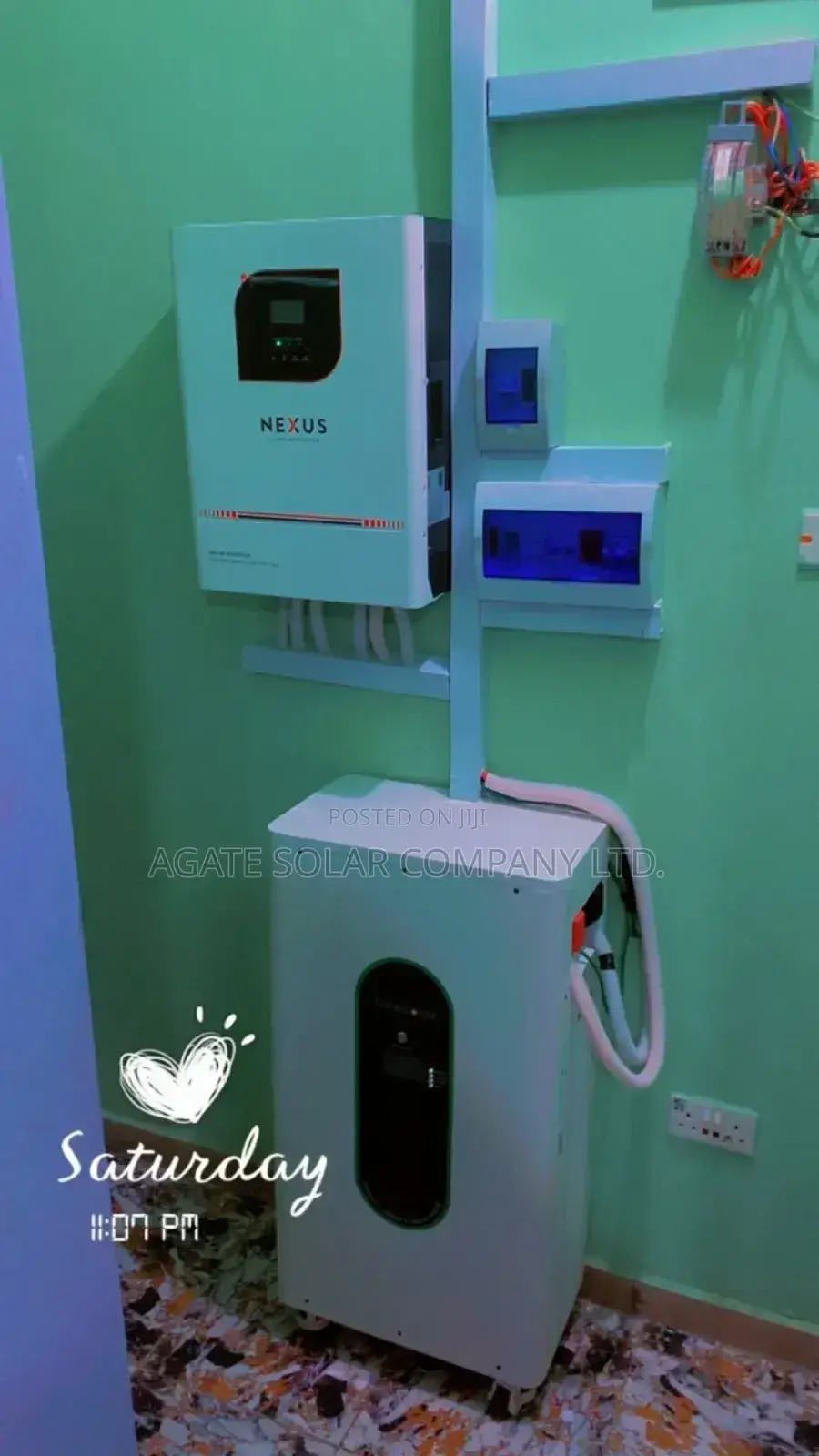6.5kva Inverter With 15kwh Lifepo4 Lithium Battery.