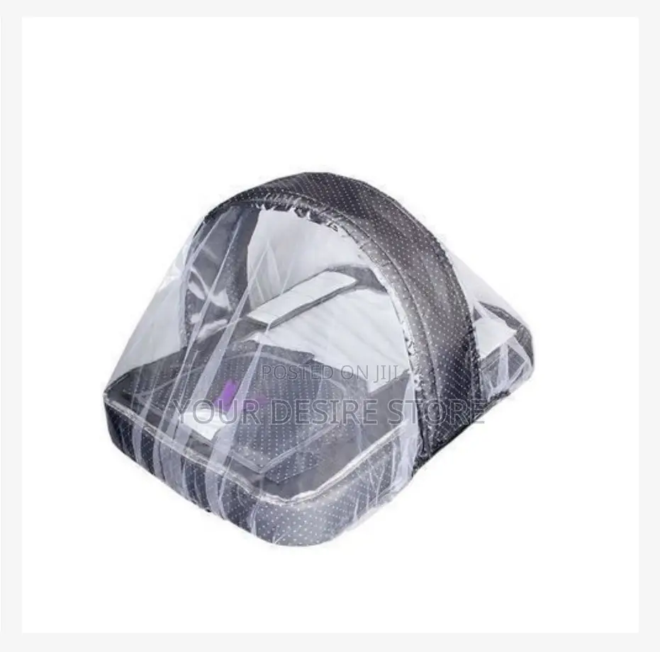 Patterned Convenient Baby Bed With Net