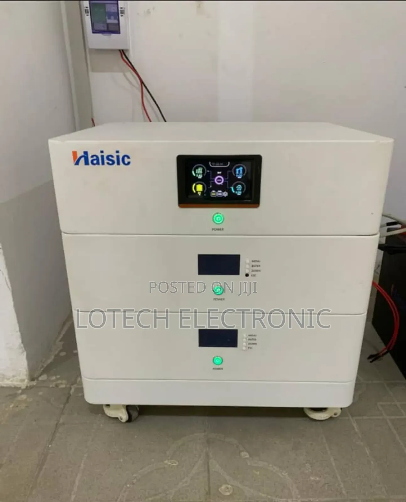 Haisic 7kwh All-in-One Solar – 48v, 145ah Capacity. Built-In