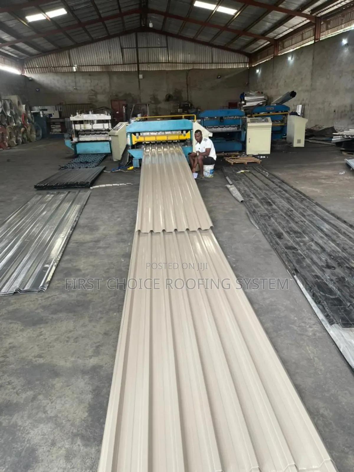 Long Sparn Aluminium Roofing Sheet Oven  Baked