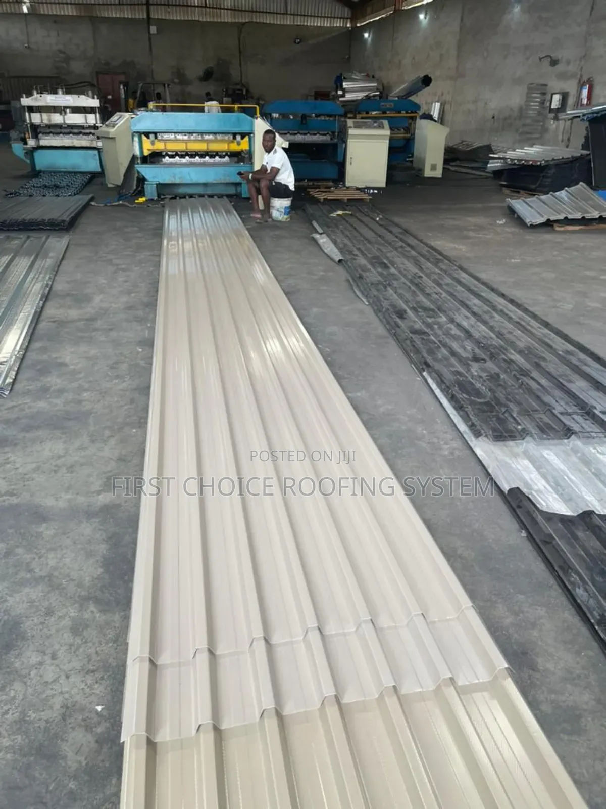 Long Sparn Aluminium Roofing Sheet Oven  Baked