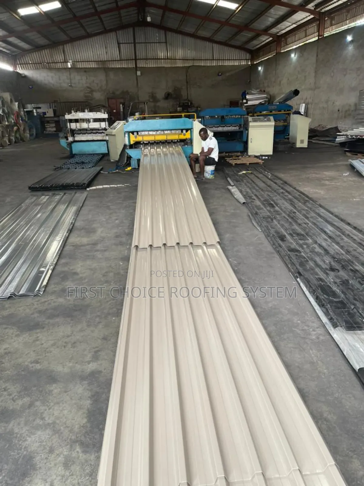 Long Sparn Aluminium Roofing Sheet Oven  Baked