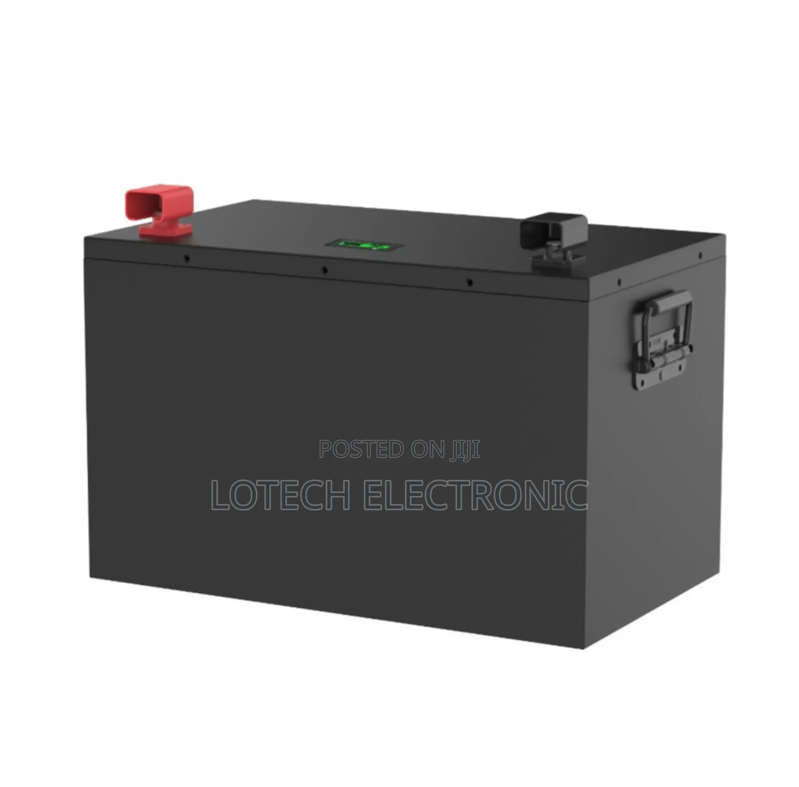 "8kwh Lithium Battery–24v With Stylish Black Display Screen.
