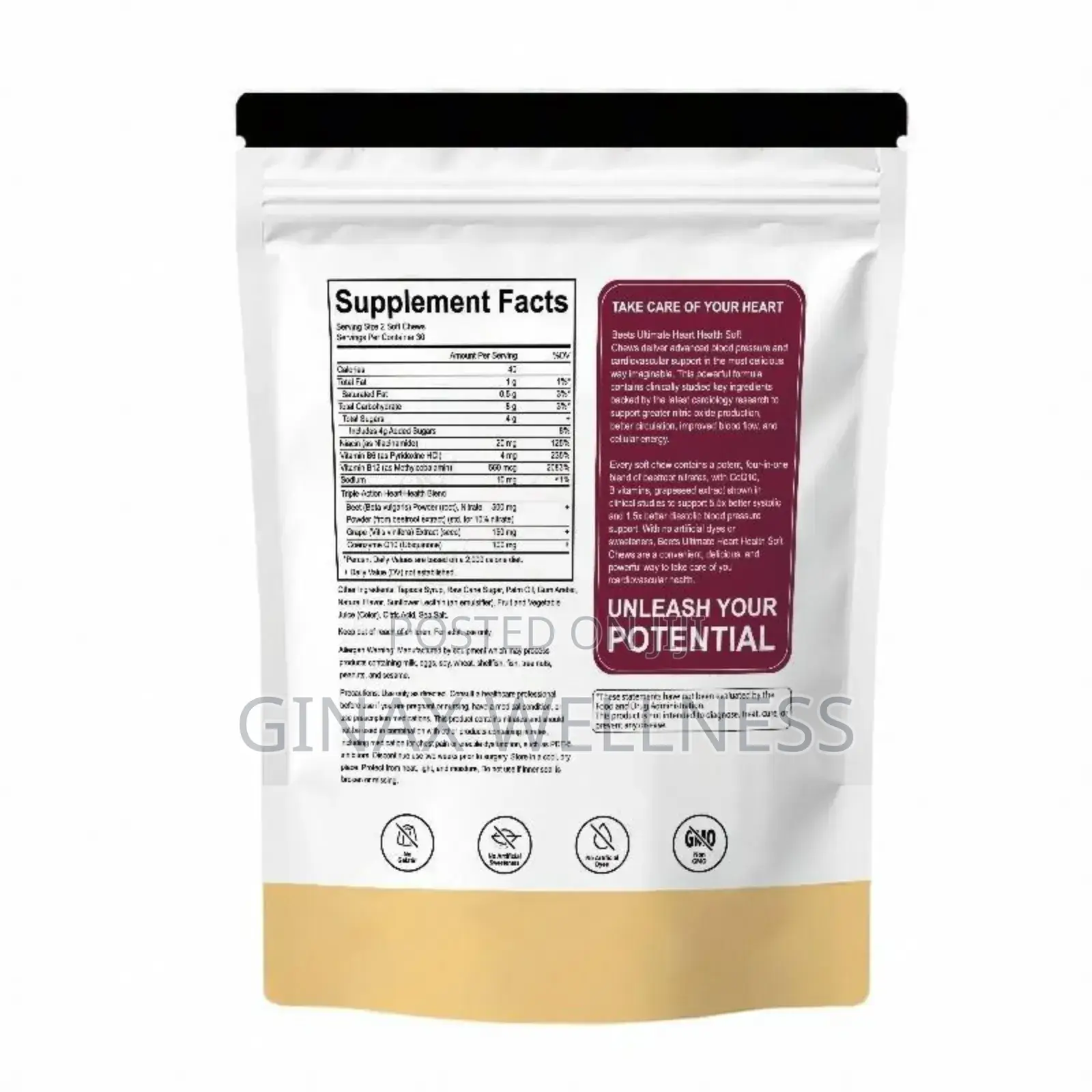 Beets Ultimate Nheart Health Soft Chews With Beetroot