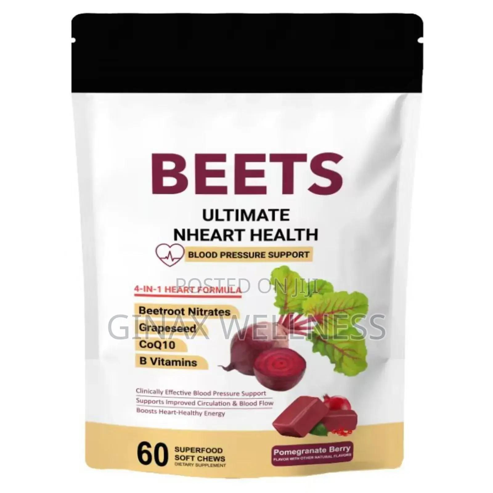 Beets Ultimate Nheart Health Soft Chews With Beetroot