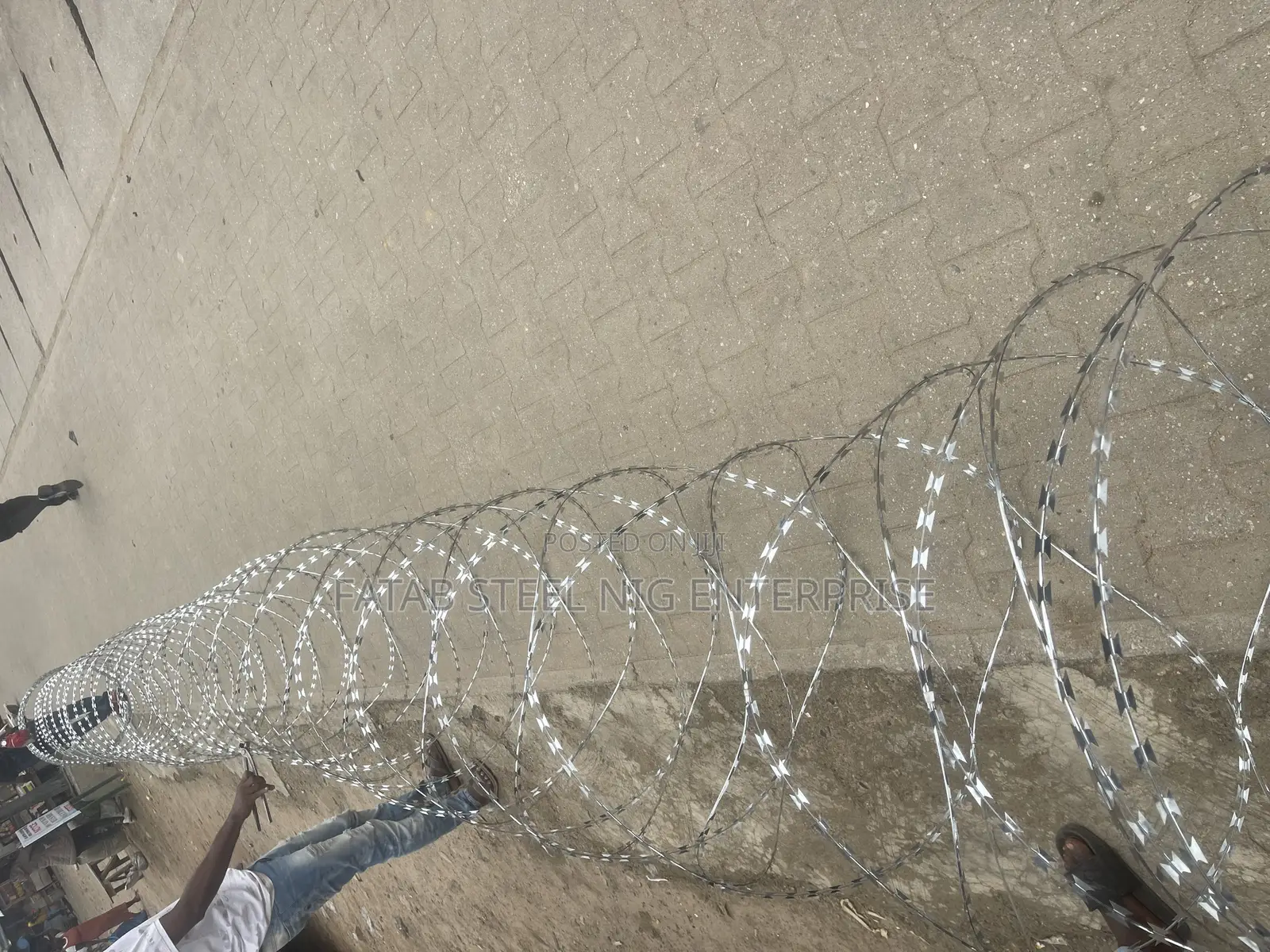 600mm Diameter Galvanize Anti Rust Razor Wire