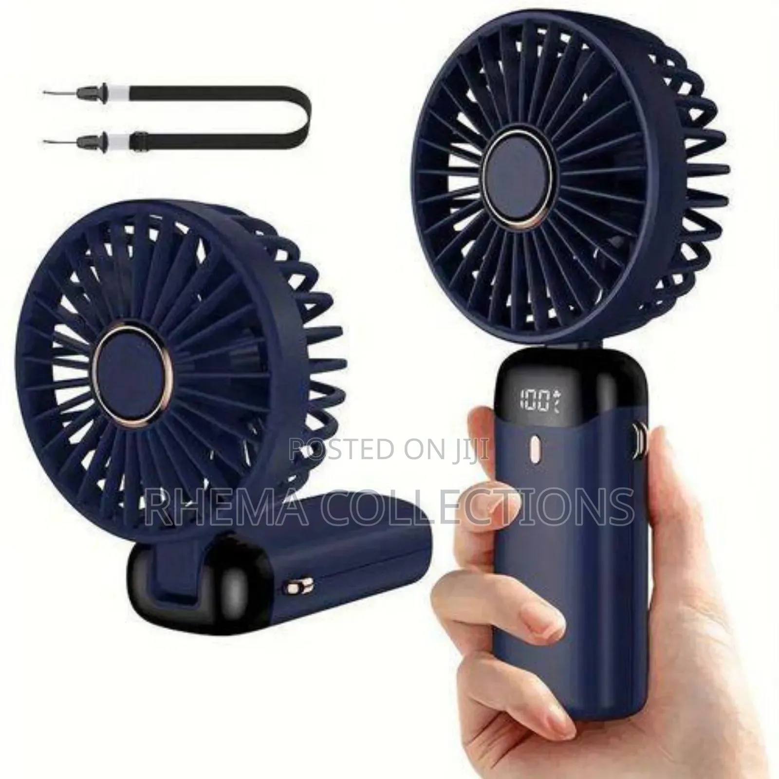 Digital Mini, Foldable Usb Charging Fan