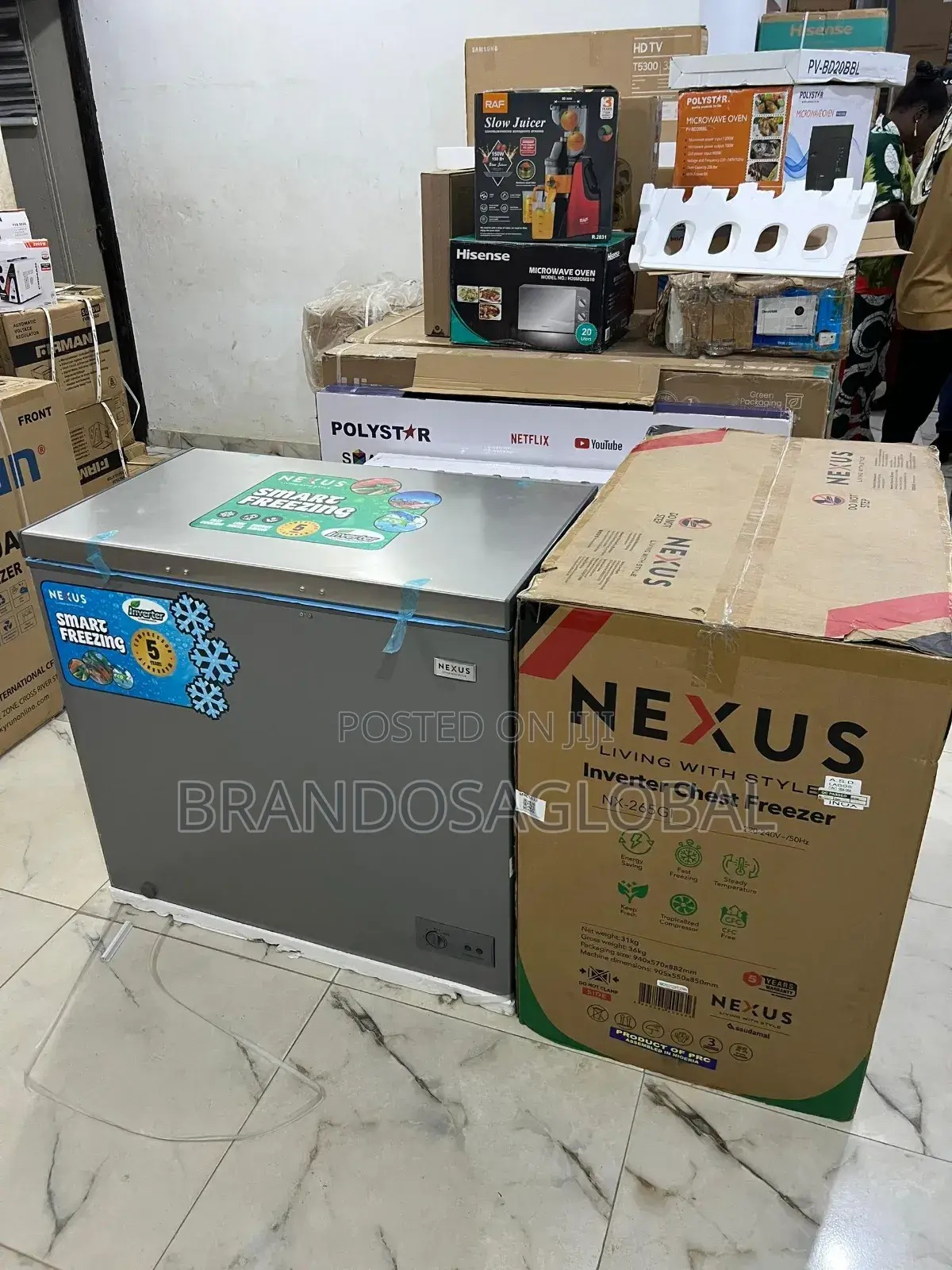 Energy Saving Brand New Nexus 205l Chest Freezer Nx-265gi