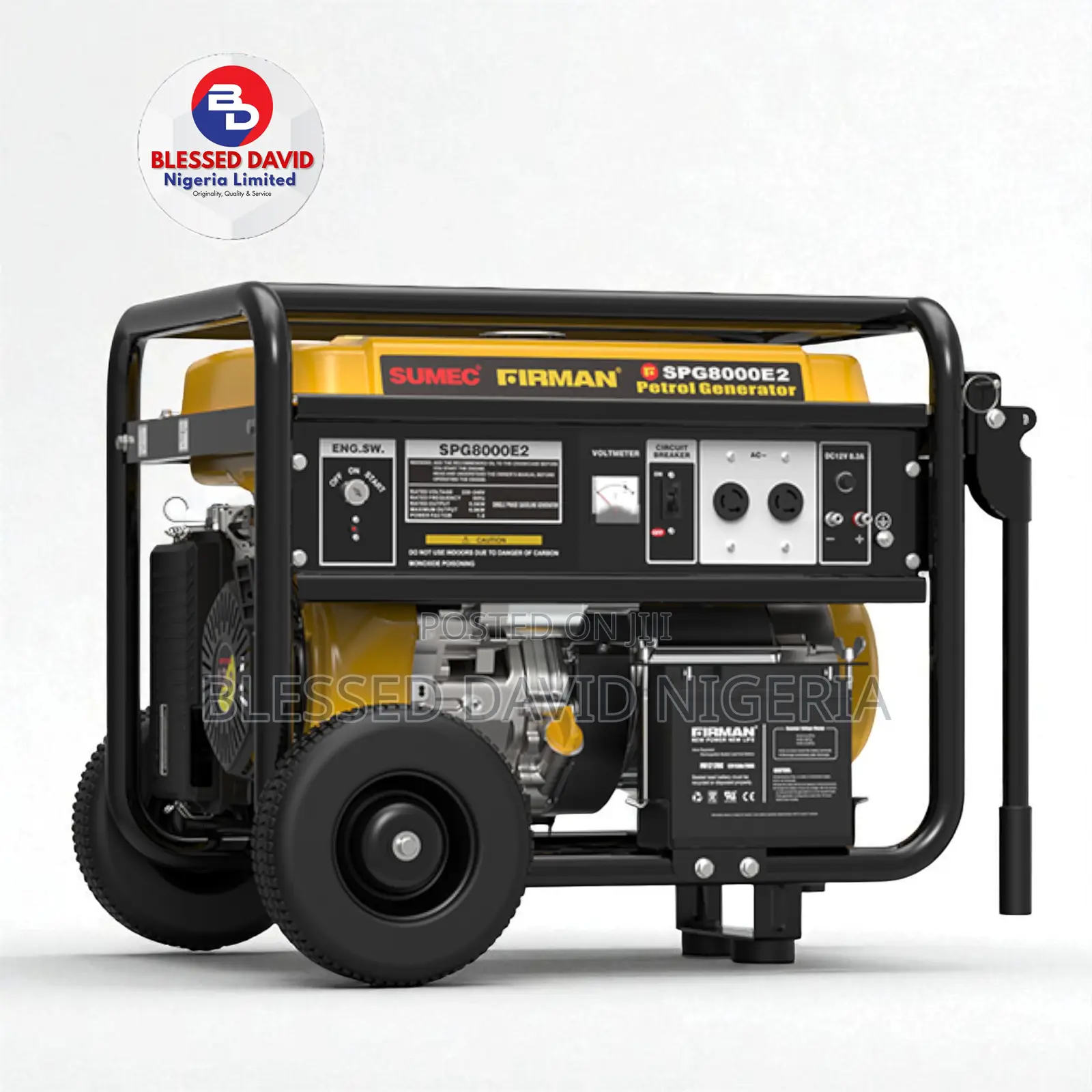 Sumec Firman Spg8000e2, 6.2kva (5000w) Key Starter Generator
