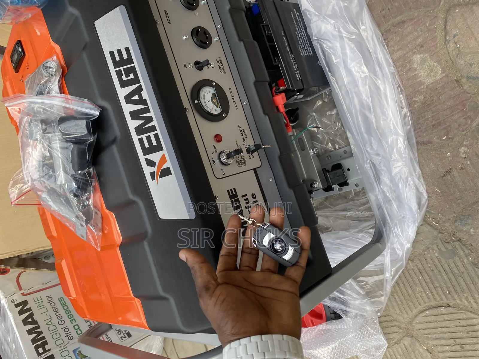 Kemage 5.5kva + Remote Control. 100% Copper