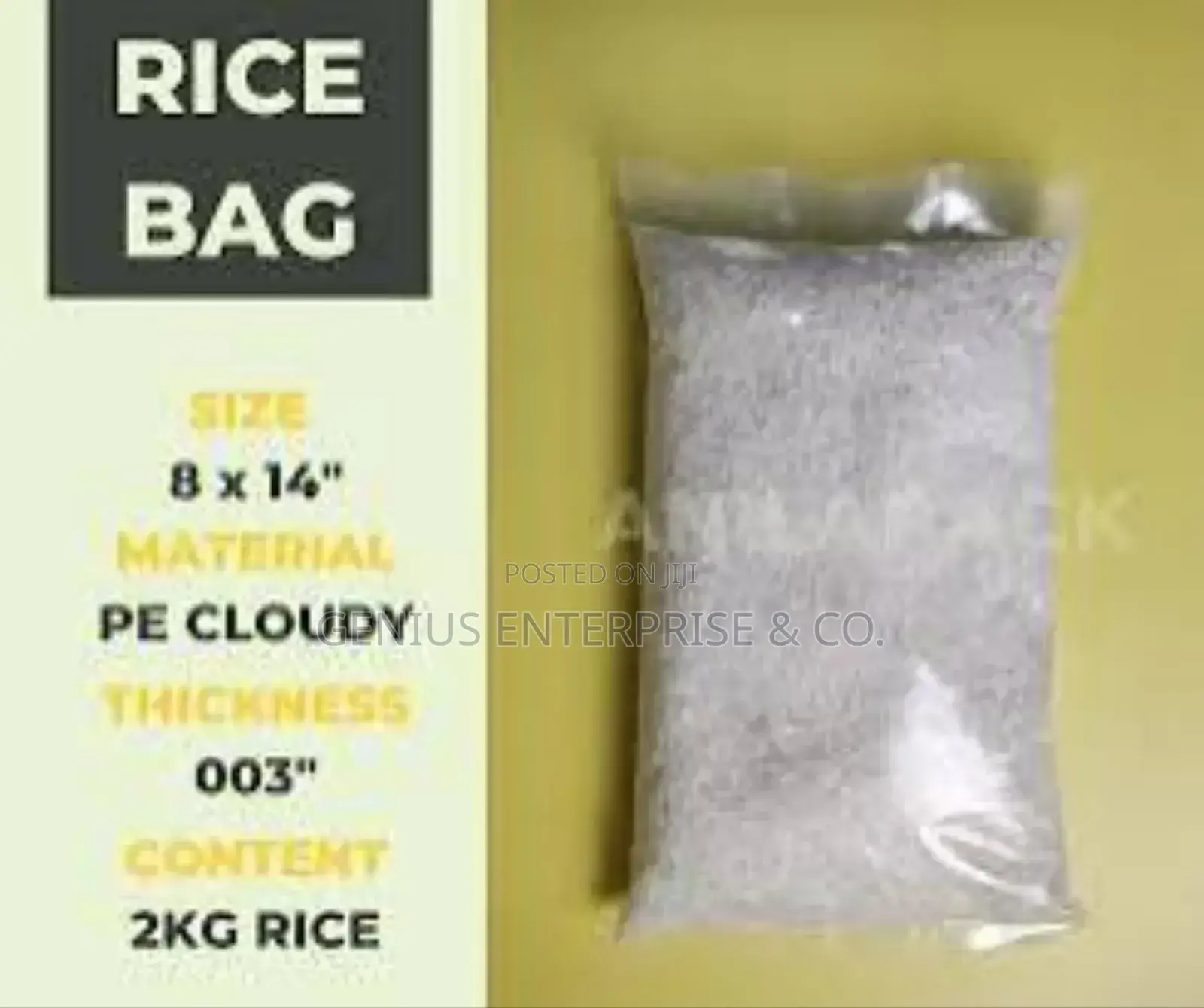 Small Large Size Heavy Duty Polythene Packaging Plastic Bags 24ps