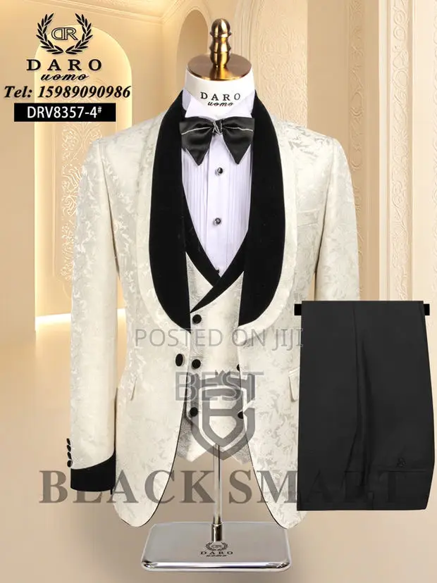 Turkish 3pis Tuxedo Quality Suit for Weddings Other Events