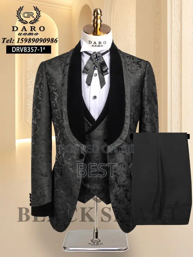 Turkish 3pis Tuxedo Quality Suit for Weddings Other Events