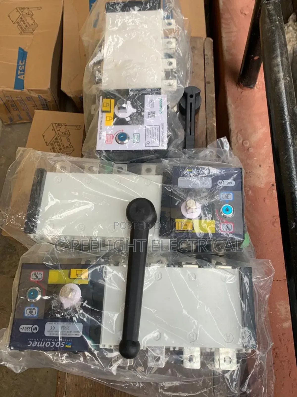 250a Socomec Automatic Changeover