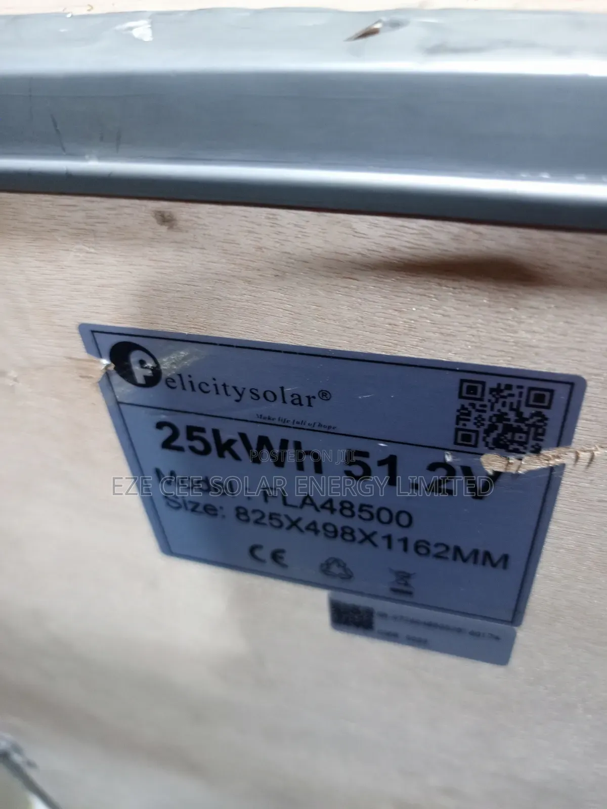 25kwh 51.2v Felicity Lithium Battery