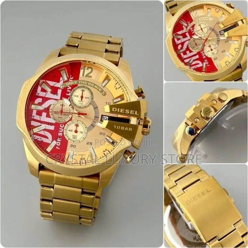 Diesel Quality Luxury Men Chain Strap Wristwatch