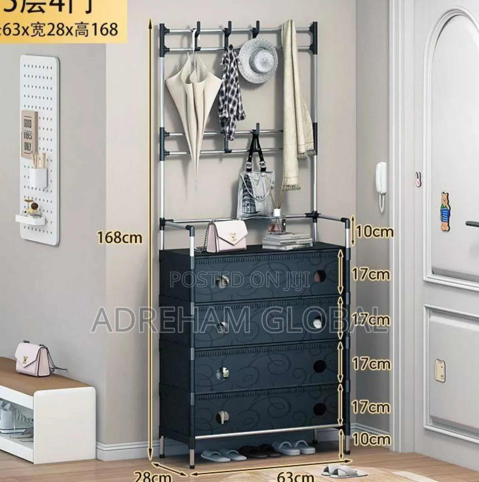 Dustproof Shoe Rack and Hat Hanger