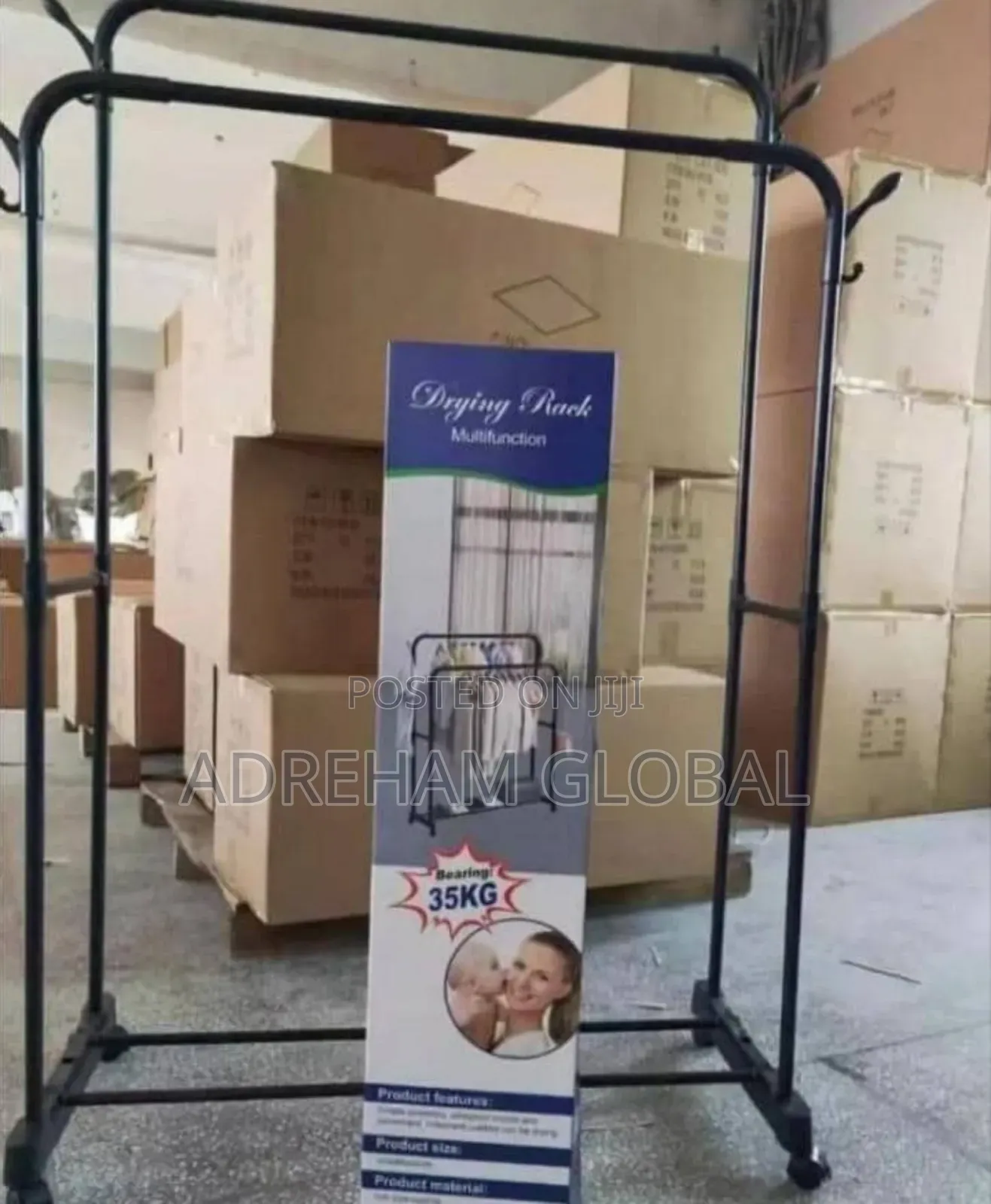35kg Double Pole Multi Function Drying Rack