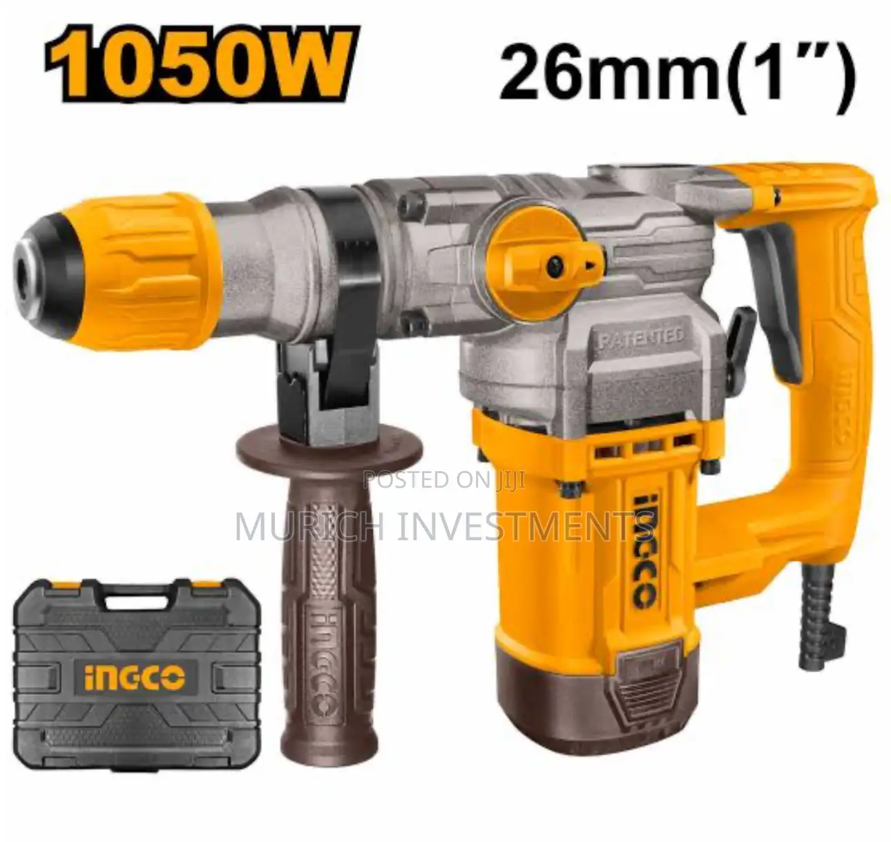 Ingco Heavy Duty Rotary Hammer Drill (1050w)