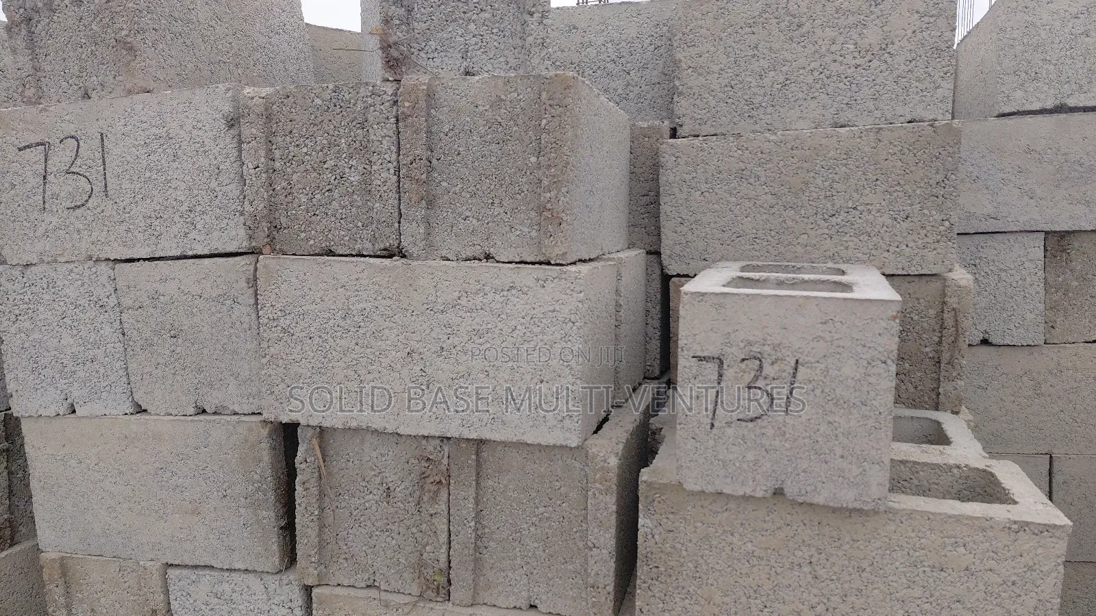 Concrete Blocks Is Available for Supplies to Project Site.