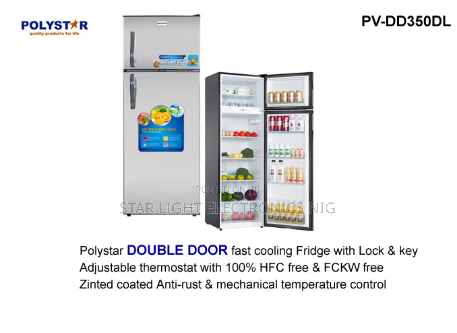 200 Liter Fridge Polystar