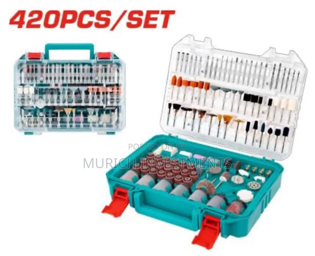 Total 420 PCS Accessories of Mini Die Grinder Drill