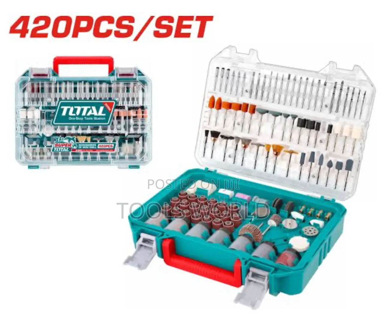 420pcs Mini Die Grinder Accessories All-in-One Rotary Kit