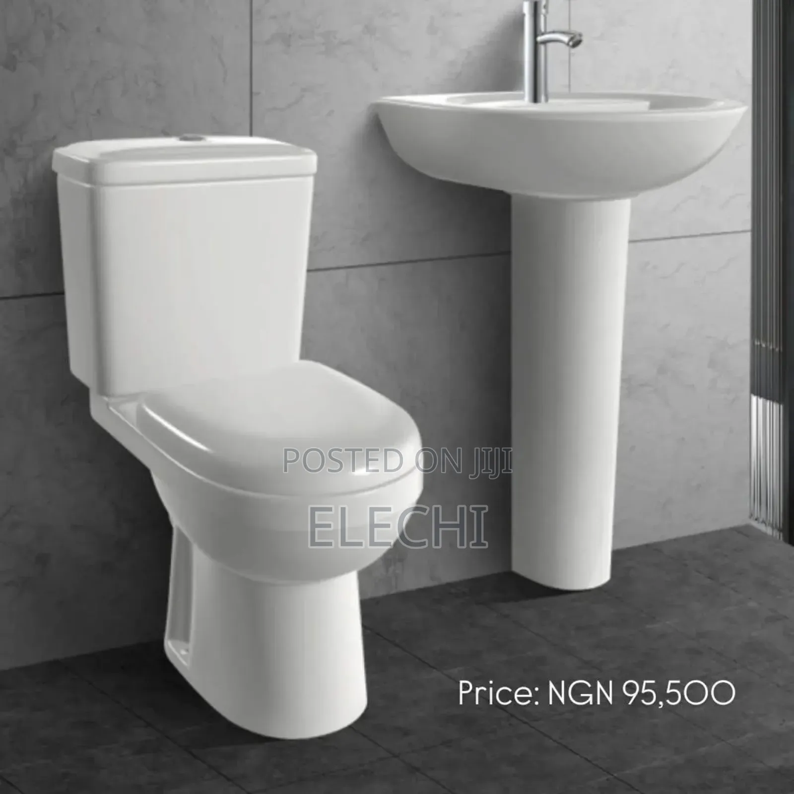 Mini Water Closet With Complete Accessories