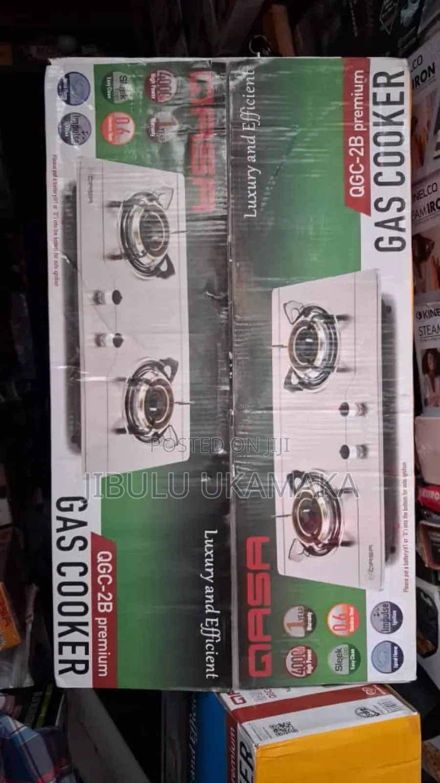 Autoignition Gas Cooker-Stainess Steel Table Top Gas