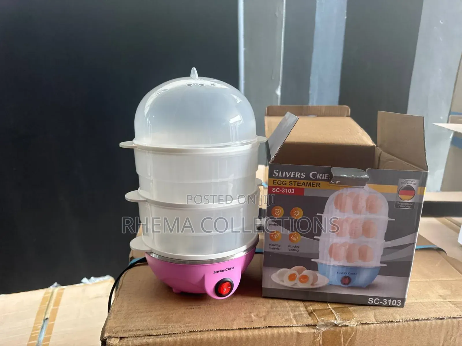 3 Layer Multifunction Elect Egg Boiler/Steamer