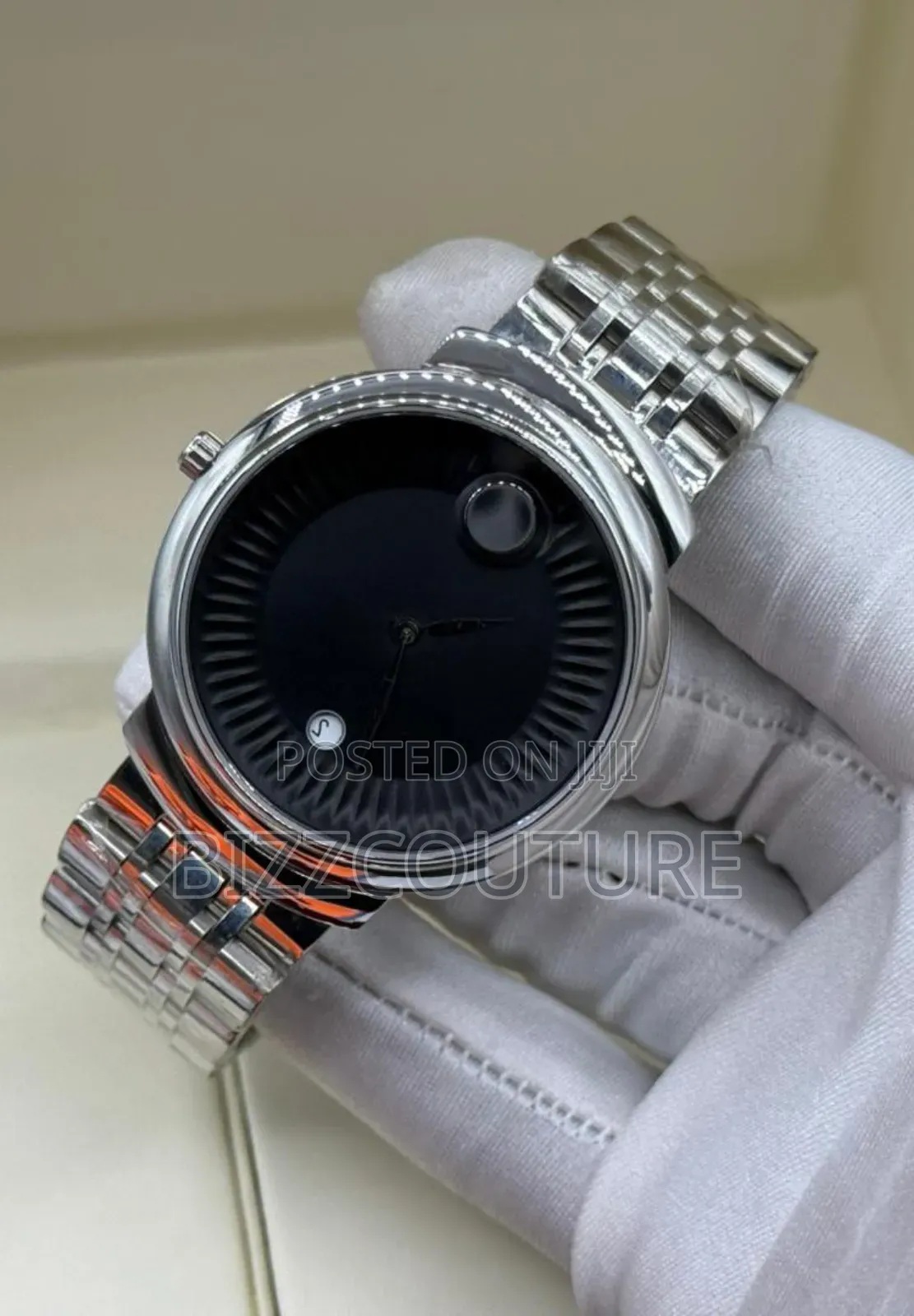 Original Movado Silver Stainless Steel Watch in Store