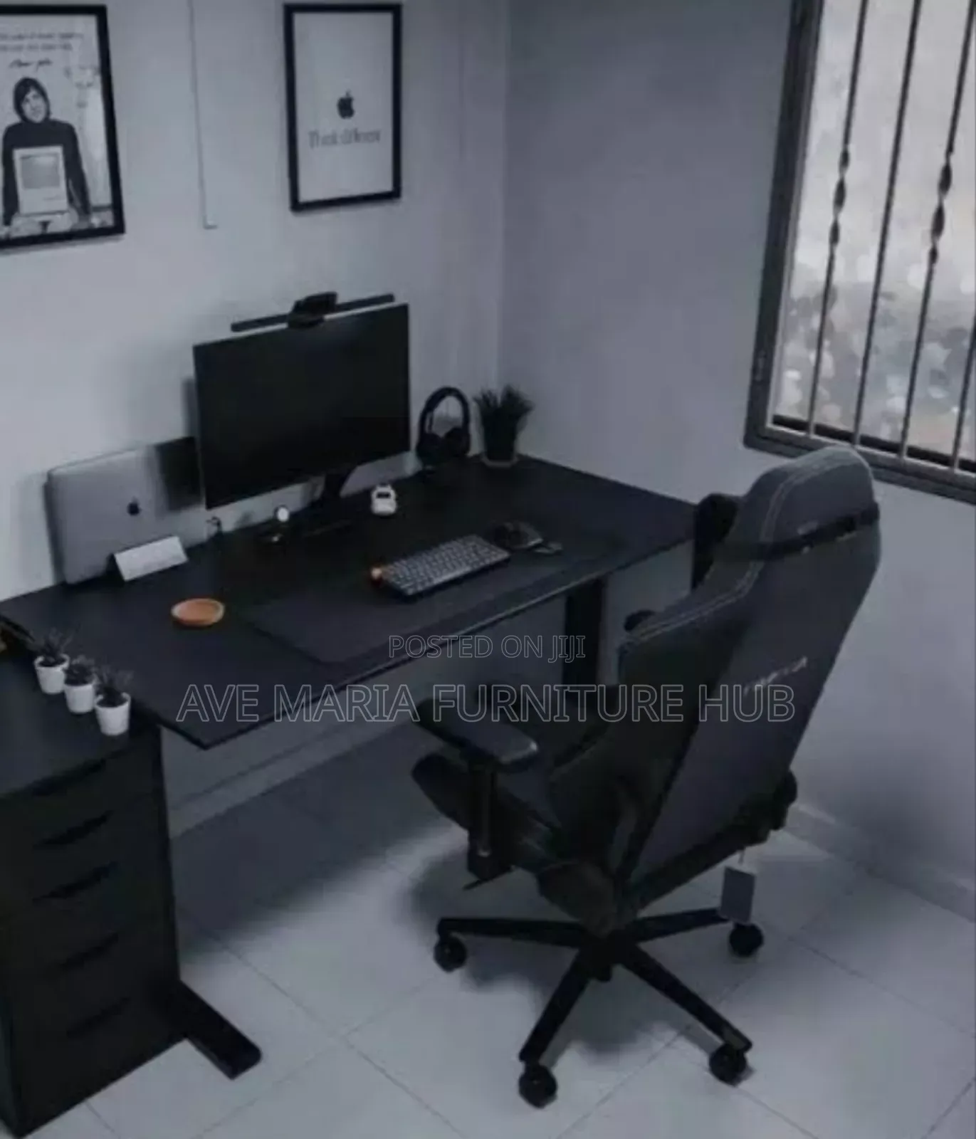 Home/Studio Gaming Desk and Chair[Adjustable Height].