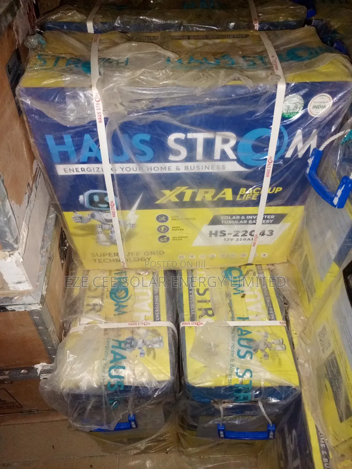 12v 220ahm Haus Strom Tubular Battery
