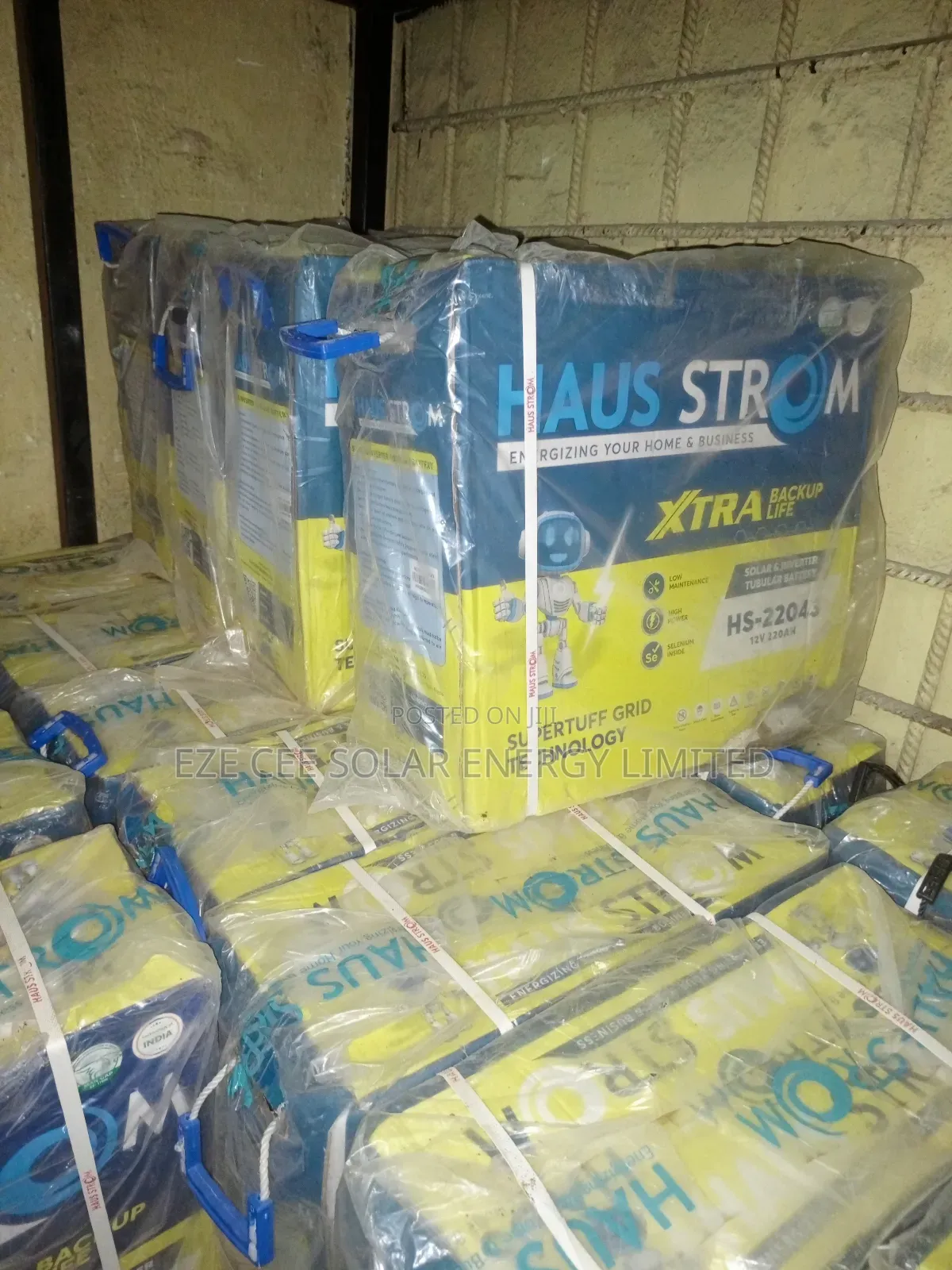 12v 220ahm Haus Strom Tubular Battery