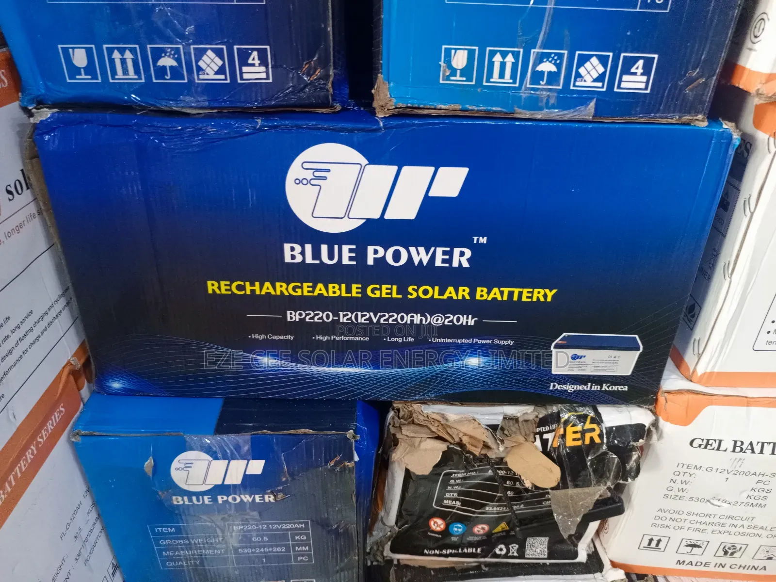 12v 220ahm Blue Power Gel Battery