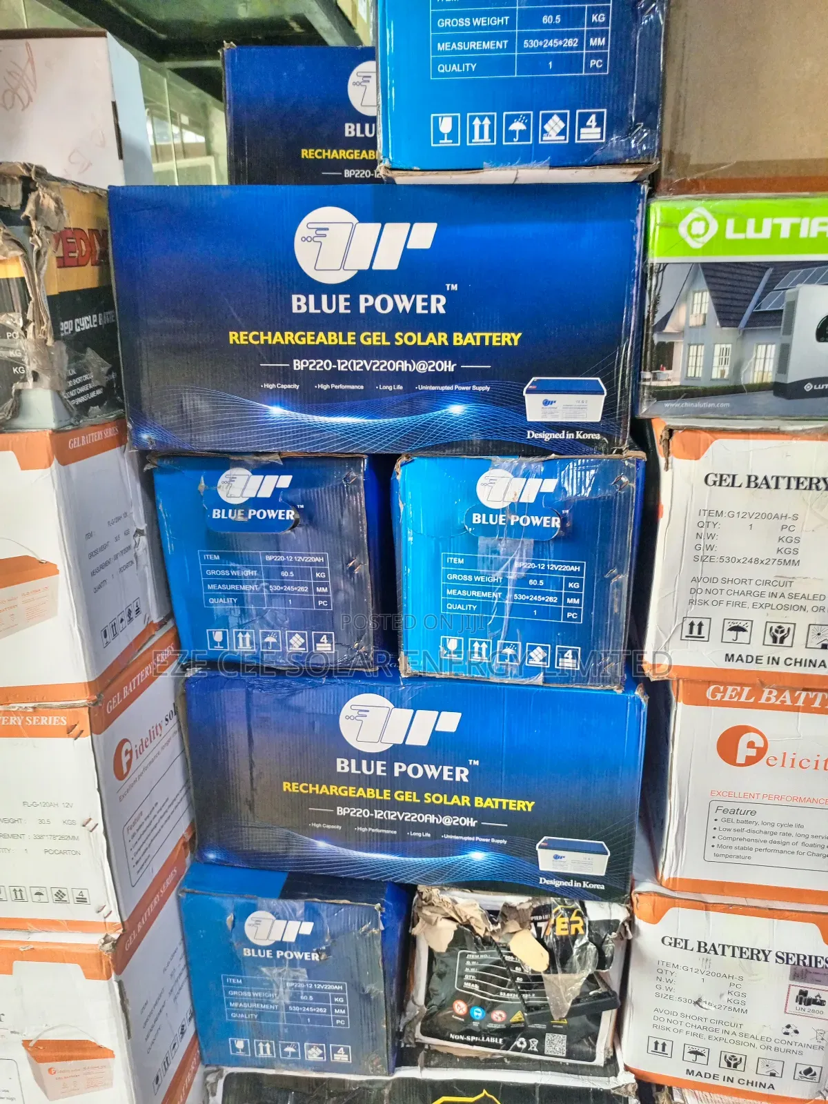 12v 220ahm Blue Power Gel Battery