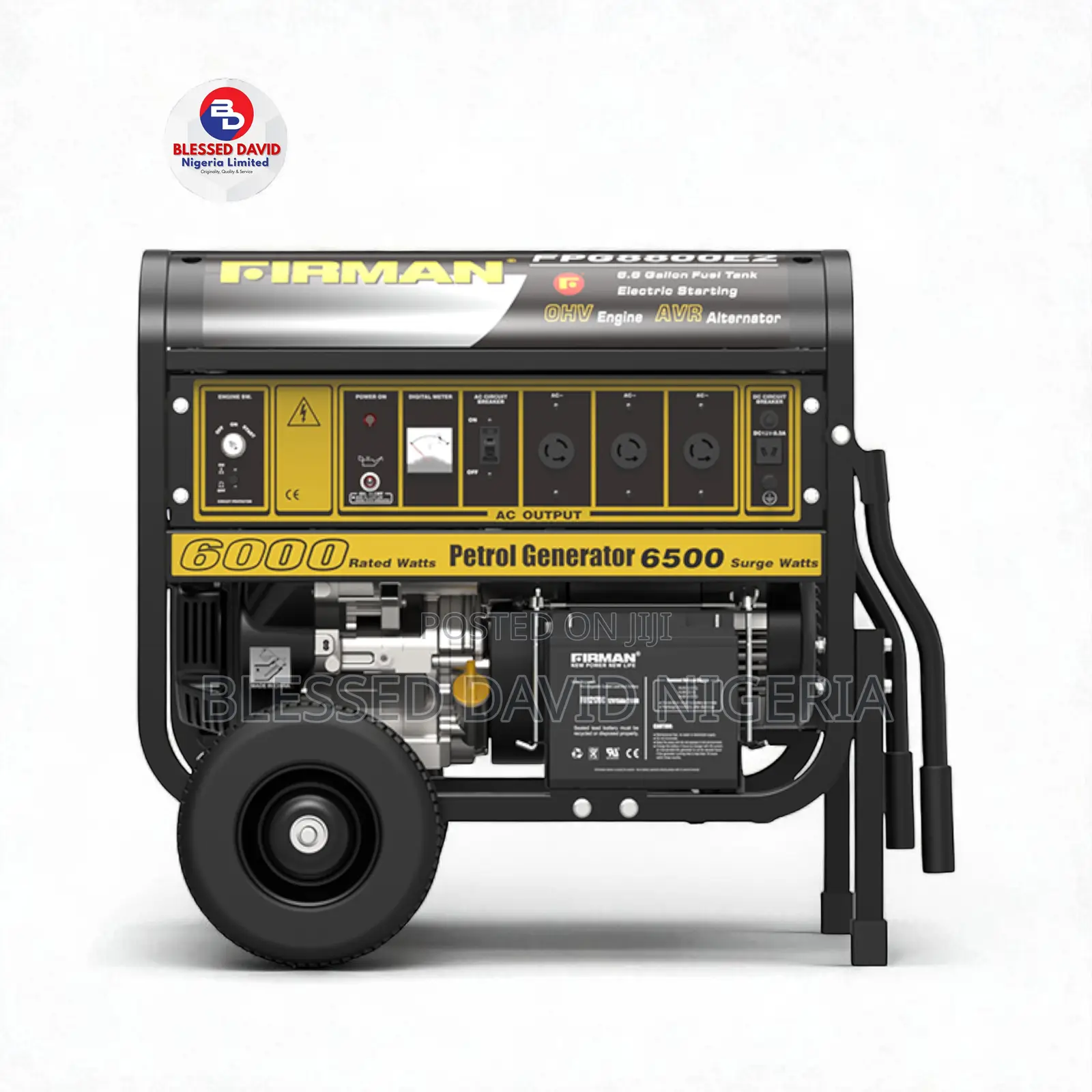 Firman Fpg8800e2 7.5kva 6.0kw Key Starter Generator
