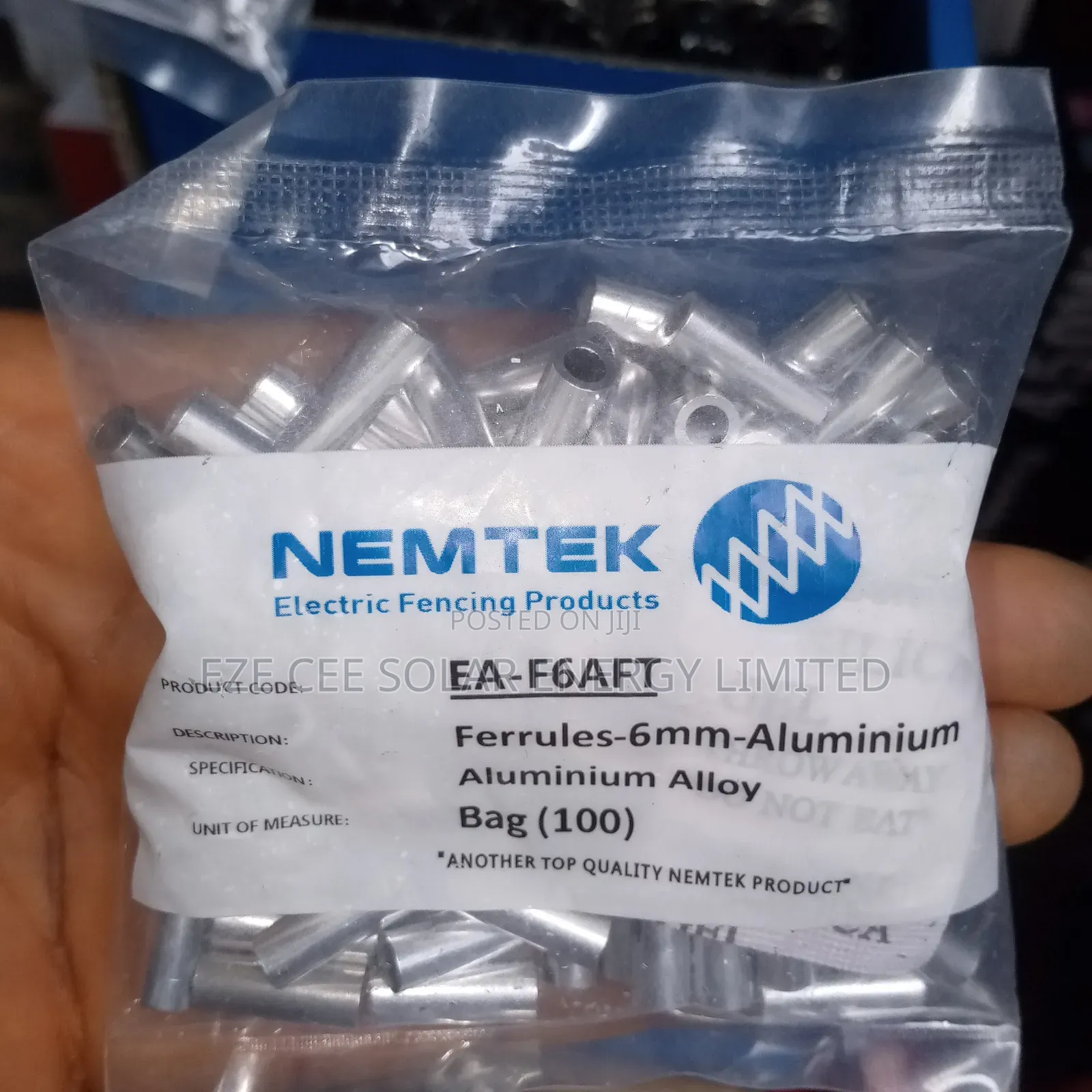 Hook And Ferrules For Electric Fence Wire